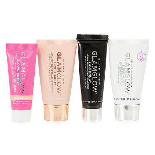 Glamglow 4-Piece Instant Hits Face Mask & Moisturizer Set