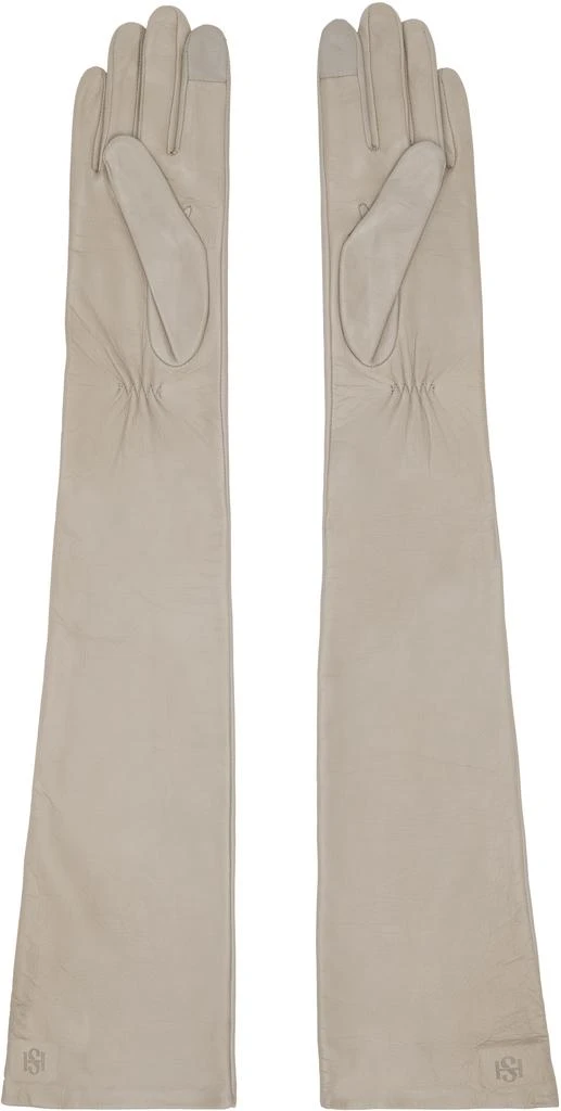 Handsome Stockholm Beige Essentials Extra Long Gloves 2