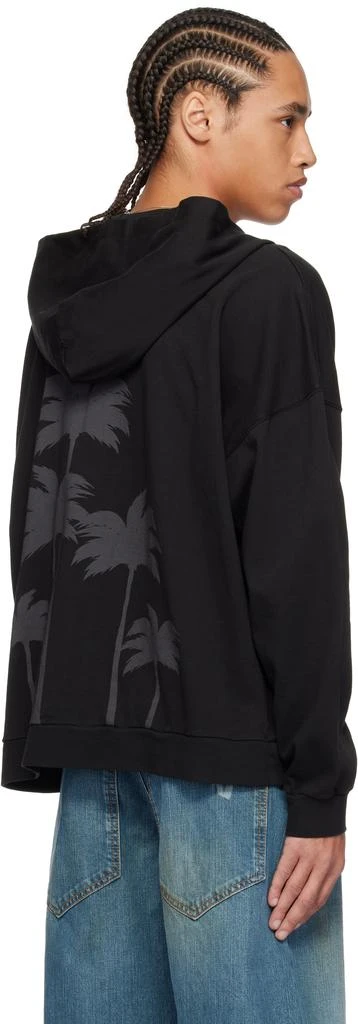 Palm Angels Black Palms Zipped Hoodie 3