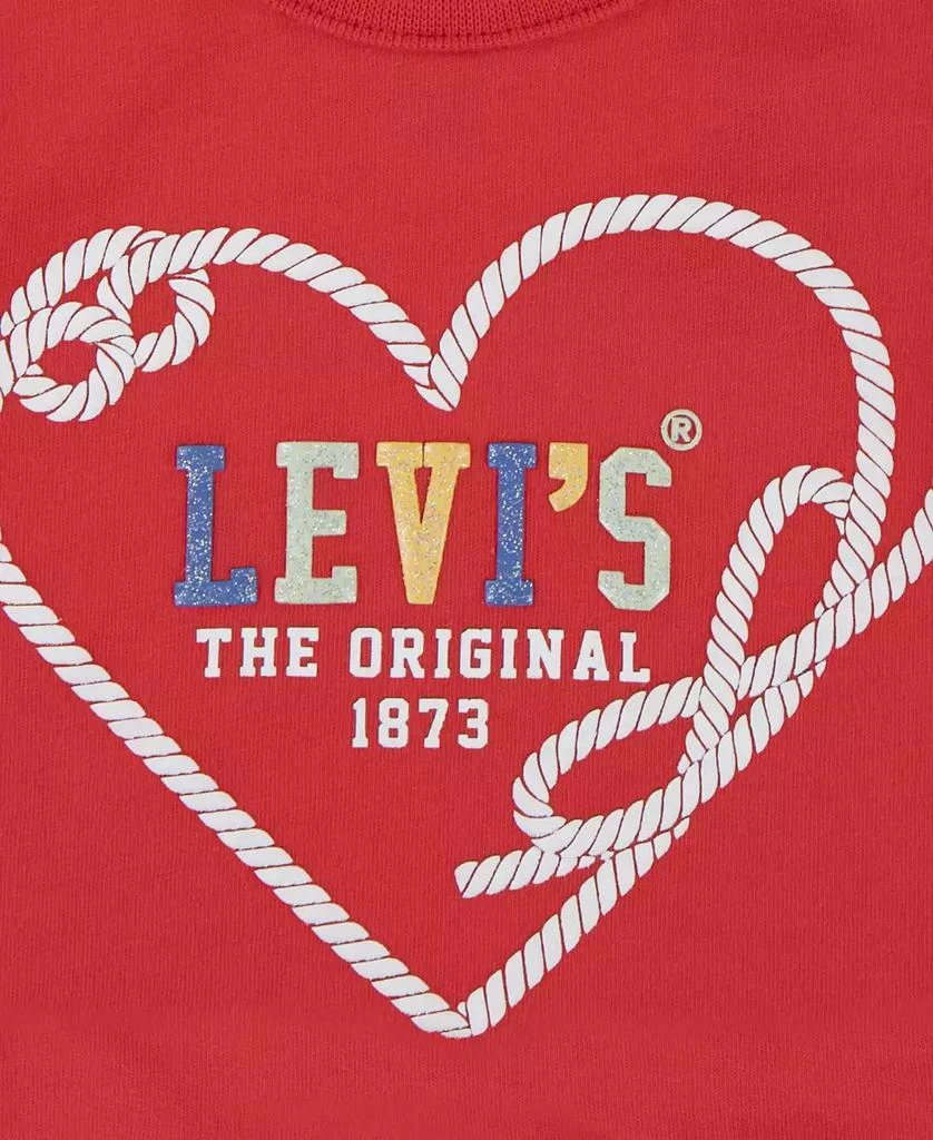 Levi's Baby Girls Heart Tee and Shorts, 2-Piece Set 3