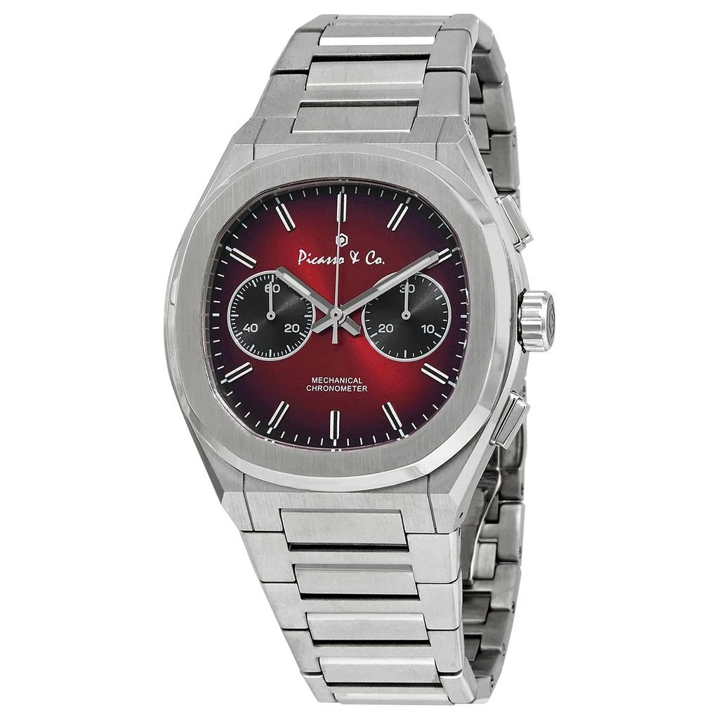 Picasso And Co Picasso and Co Chairman II Chronograph Hand Wind Men's Watch PWCH2RDSS 1