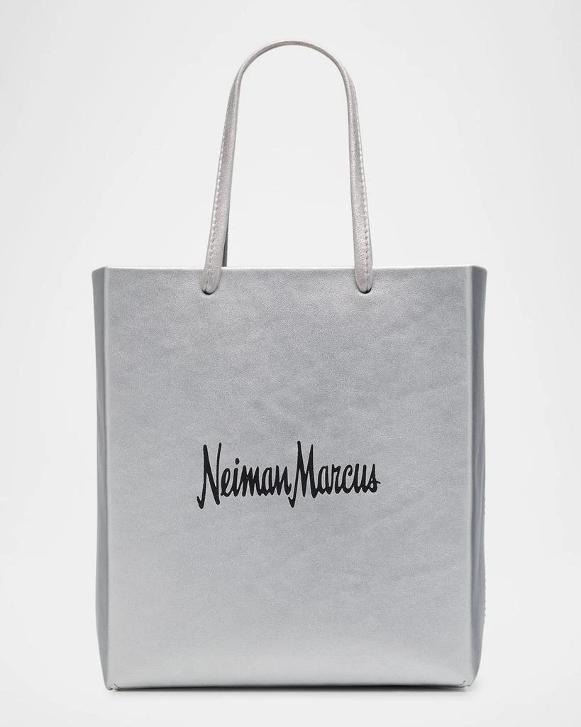 Gigi New York Neiman Marcus Metallic Vegan Leather Tote Crossbody Bag 1