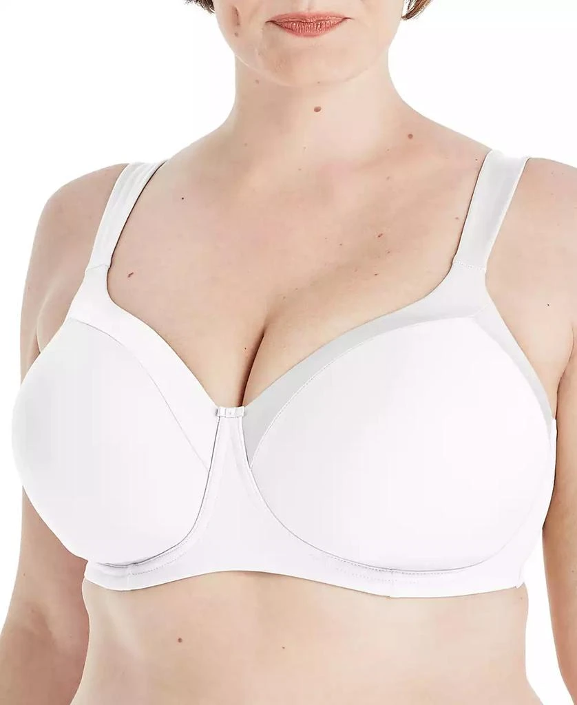 Playtex Women's Secrets Shapes & Supports Balconette Full Figure Wirefree Bra US4824 3