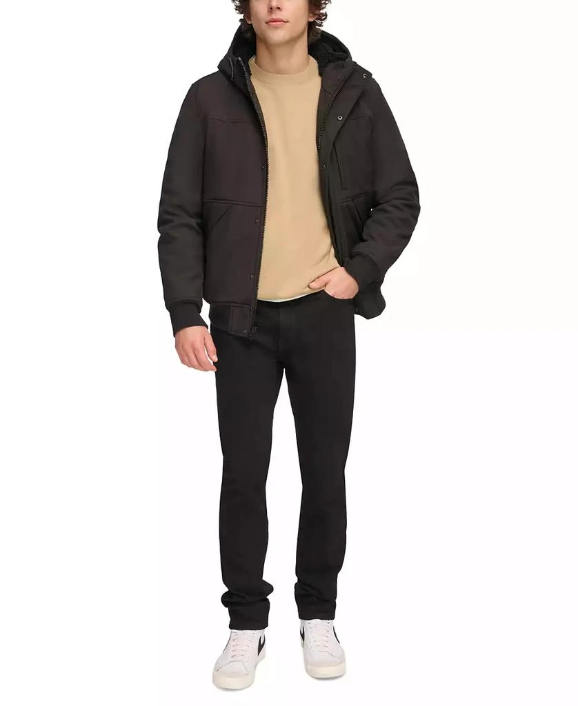 Levi's Men's Soft Shell Sherpa Lined Hooded Jacket 5