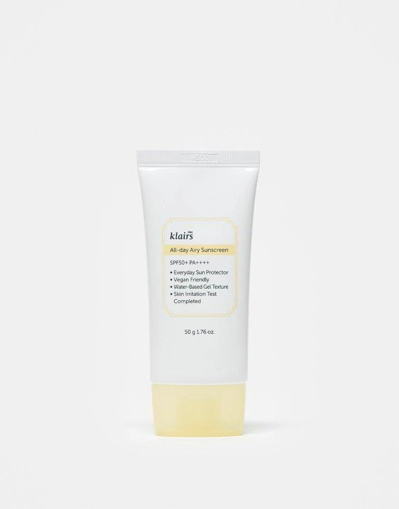 Korean Skincare Dear Klairs All-day Airy Sunscreen SPF 50 50g 1