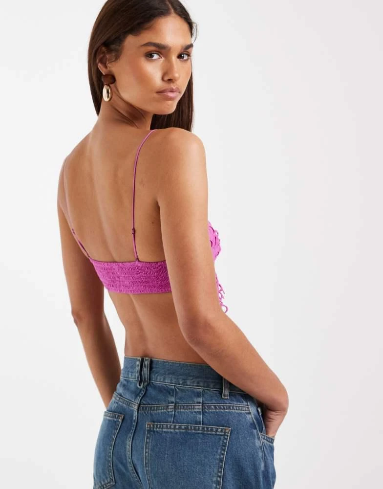 Free People Free People asteria bralette in orchid 4