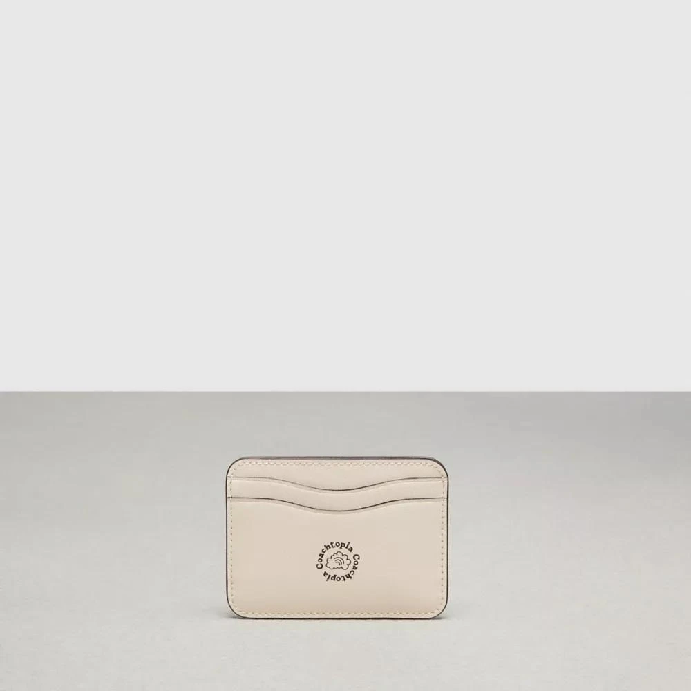 Coach Wavy Card Case In Coachtopia Leather With Cherry Print 2