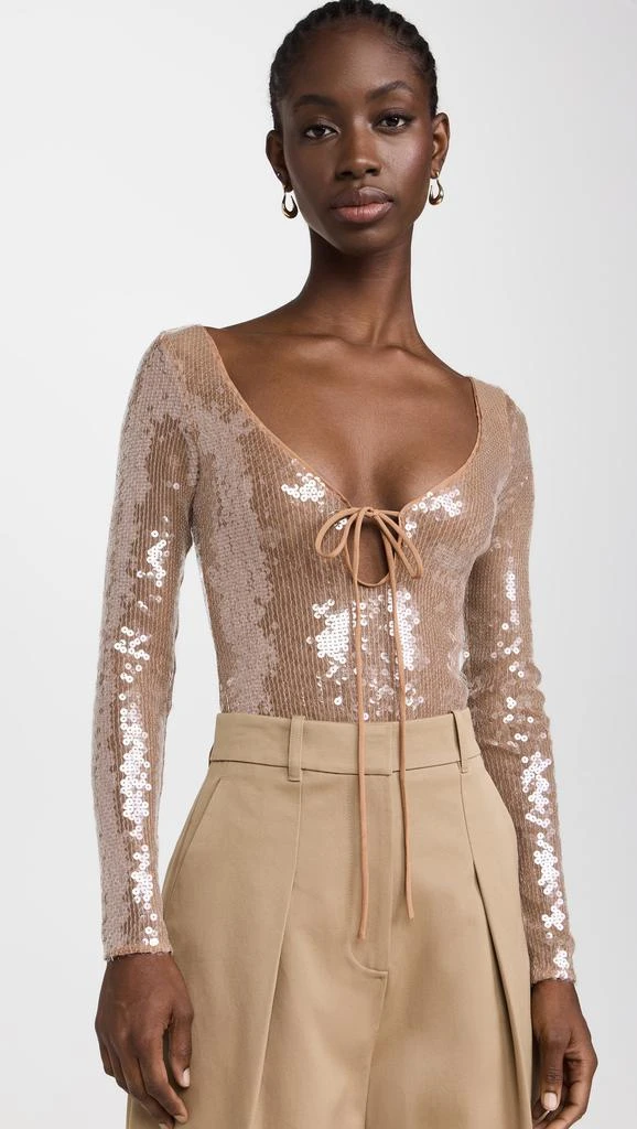 Bardot Verona Sequin Thong Bodysuit 6