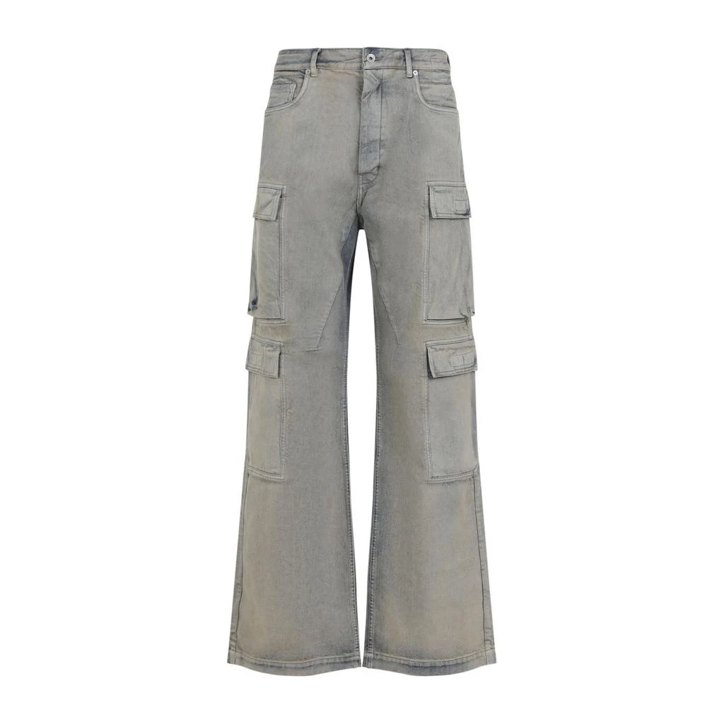 Rick Owens Rick Owens DRKSHDW Pocket Detailed Straight-Leg Jeans 1
