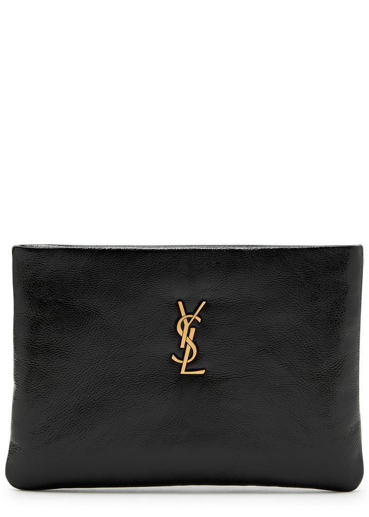 Yves Saint Laurent Calypso Mini leather wallet on chain