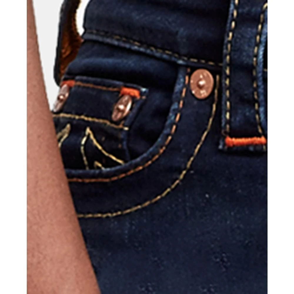 True Religion Billie Mid Rise Stretchy Straight-Leg Jeans 3