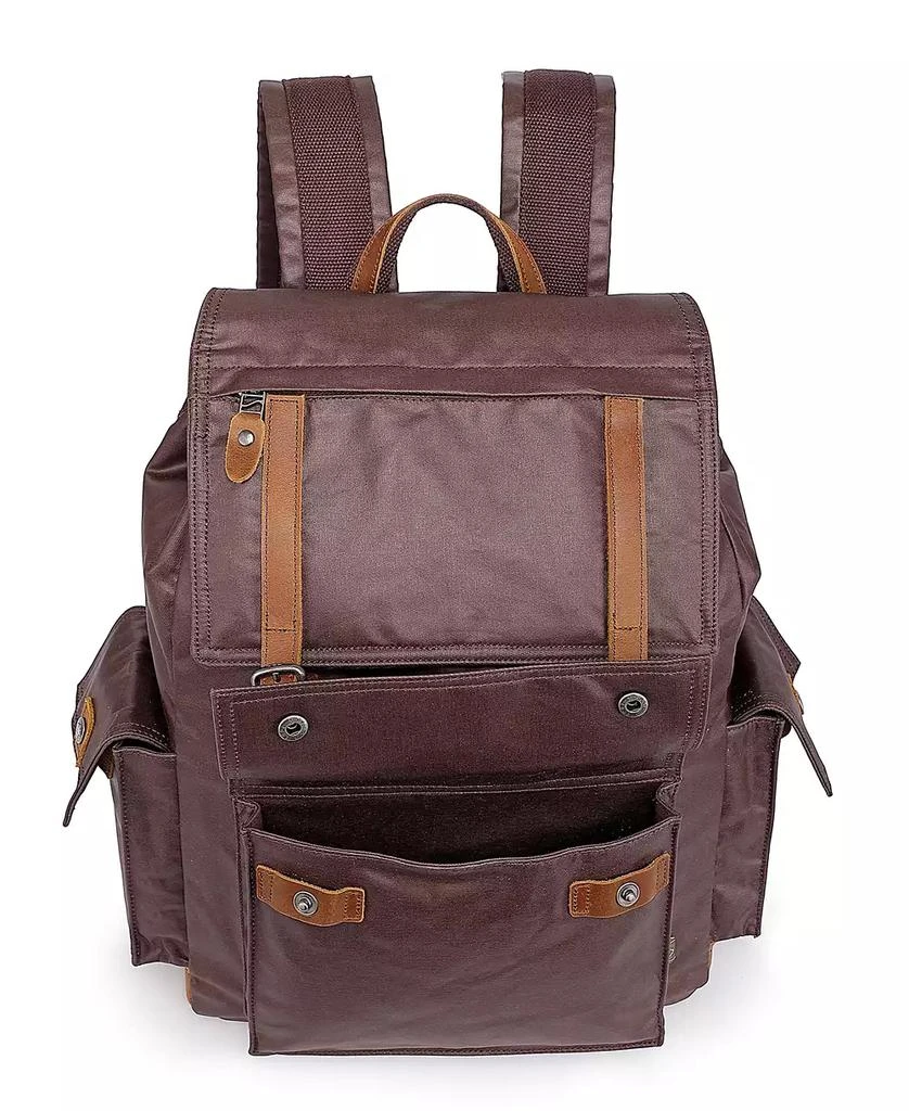TSD BRAND Urban Light Traveller Canvas Backpack 9