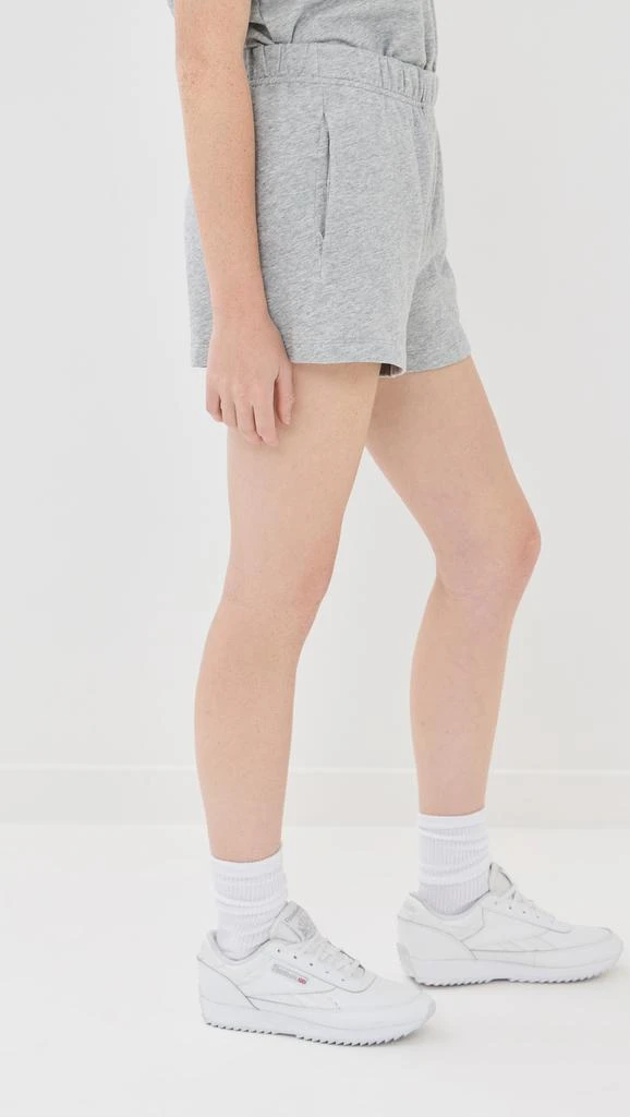 Tibi Light Weight Sweatshirting Short Shorts 4
