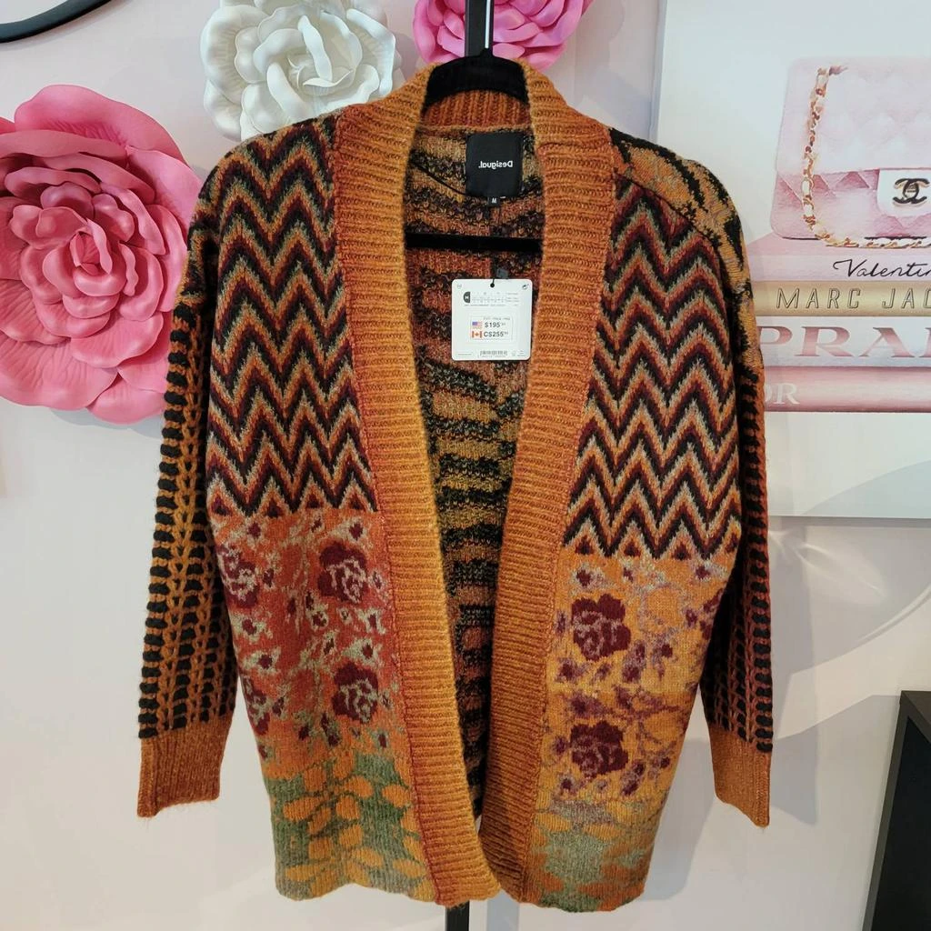 Desigual Arezzo Open Front Cardigan 1