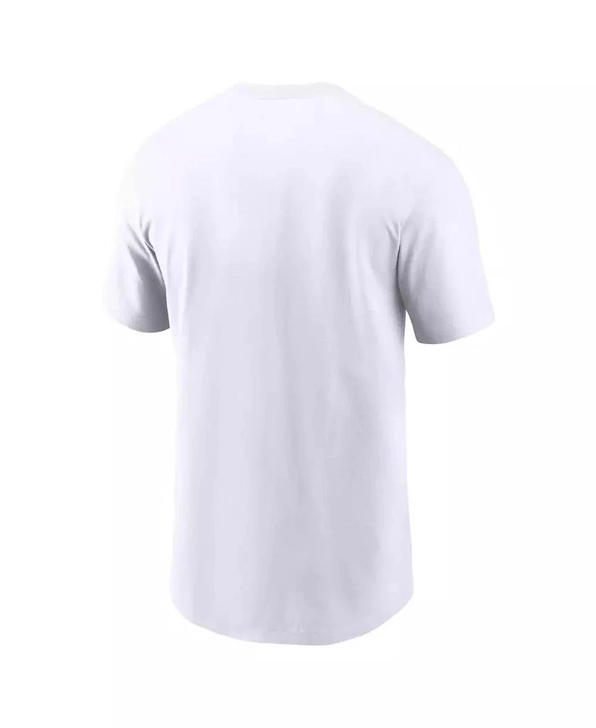 NIKE Men's White Stanford Cardinal Primetime Evergreen Logo T-Shirt 3