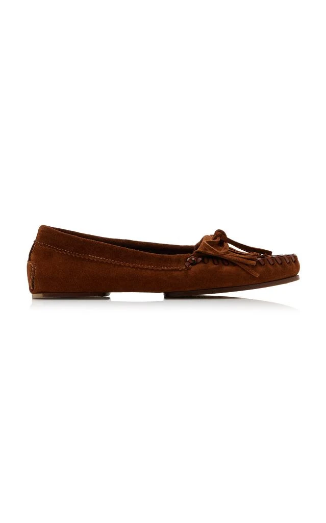Paris Texas Paris Texas - Indiana Suede Moccasins - Brown - IT 38 - Moda Operandi 1
