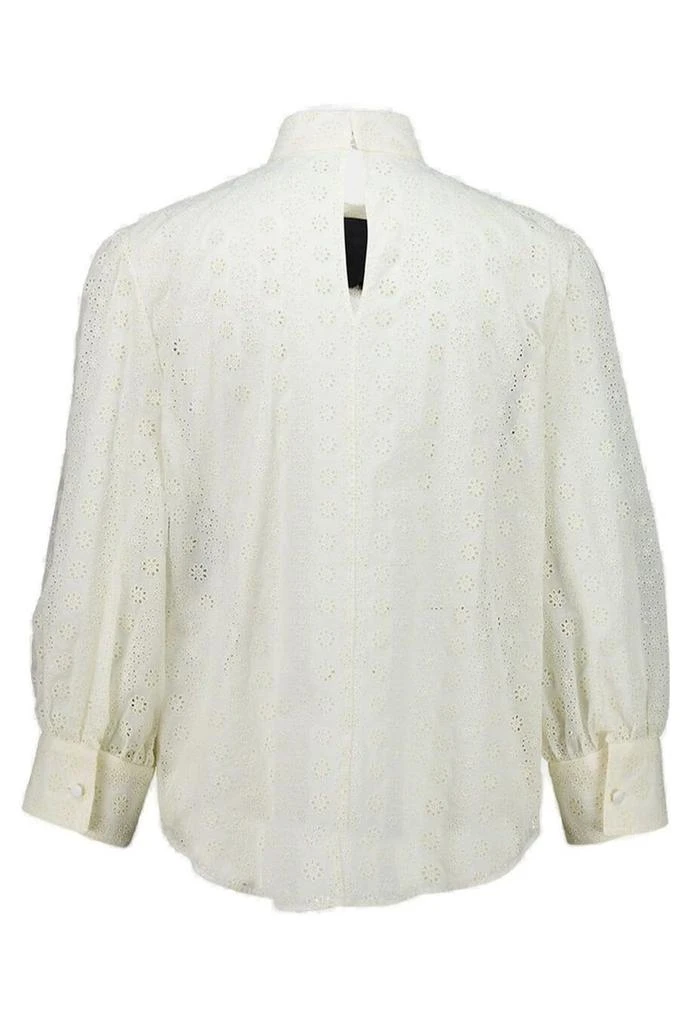 Valentino Valentino Daisy Bow Long-Sleeved Blouse 2