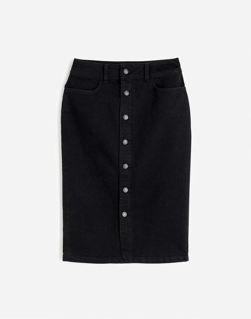 Madewell Denim Button-Front Midi Skirt 6