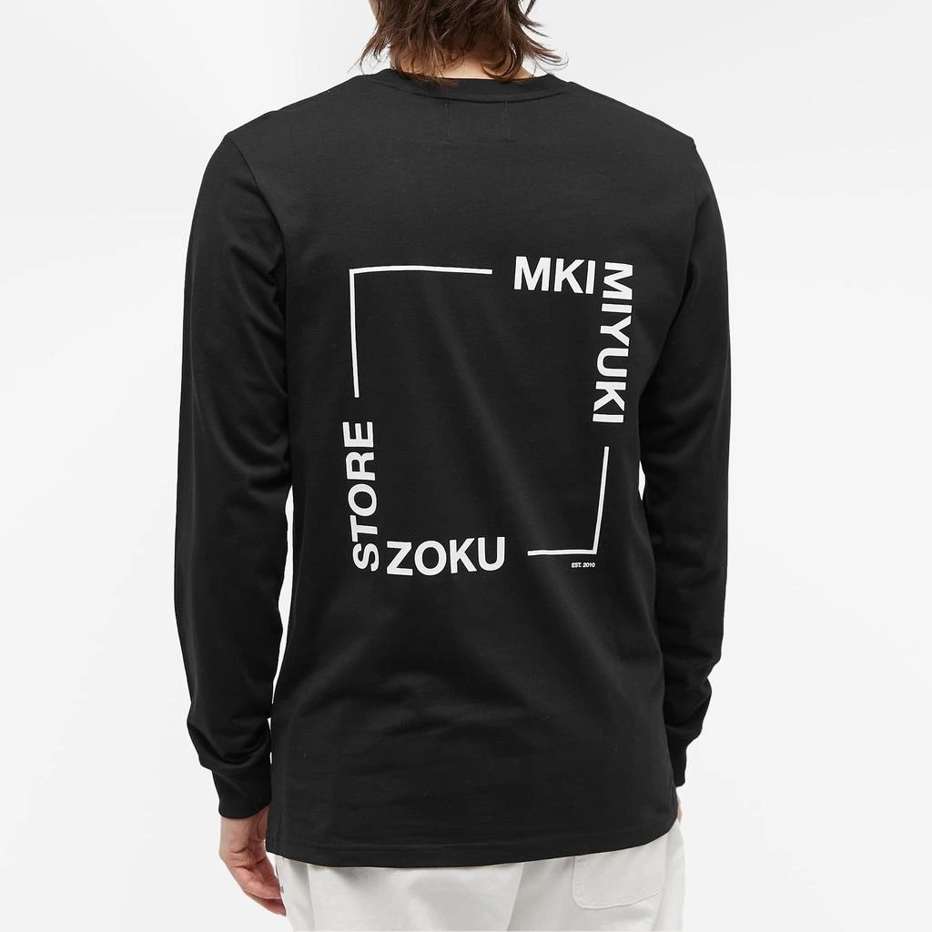 MKI MKI  Long Sleeve Square Logo T-Shirt 3
