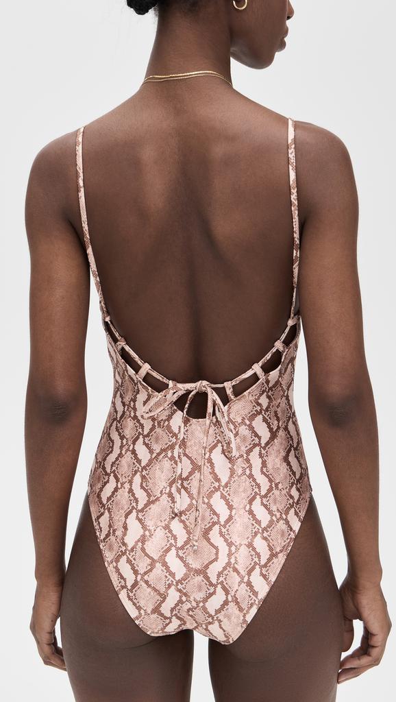 MINKPINK Koa Scoop Back One Piece