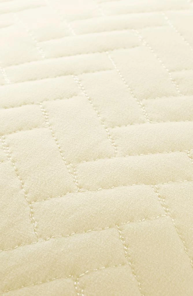 IENJOY HOME All Season Herringbone Stitch Down Alternative Quilt 
Sham Set 2