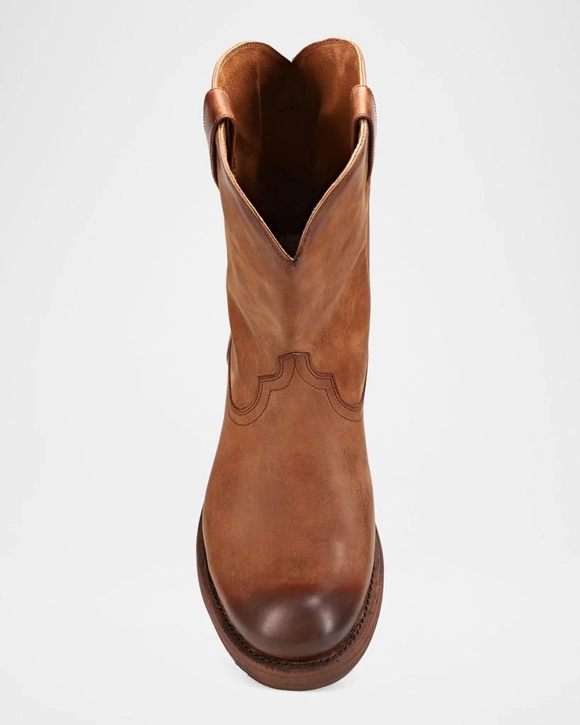 Frye Men's Duke Leather Roper Mid-Calf Boots 4