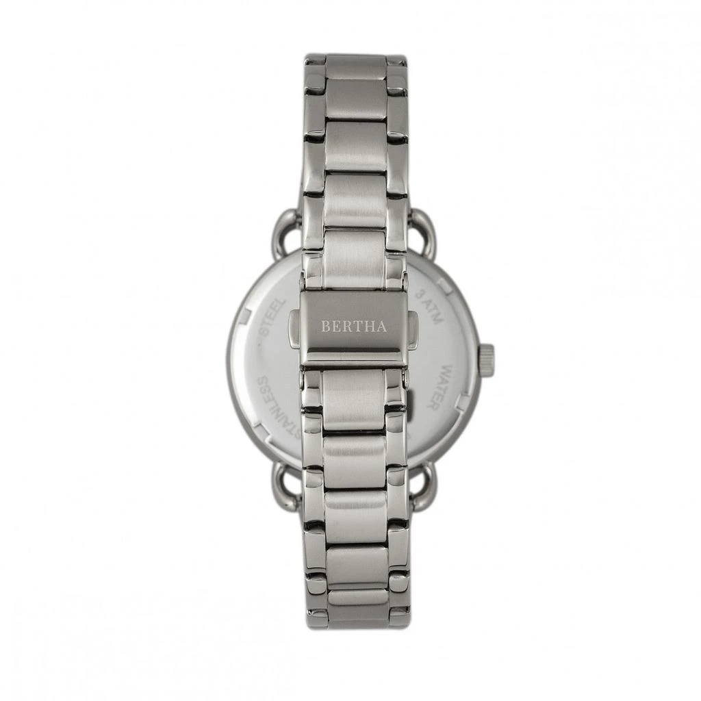 BERTHA Gwen Leather-Band Watch with Day & Date 7