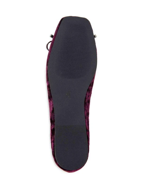 BCBG Hartly Velvet Ballet Flats 7