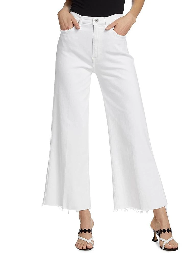 7 For All Mankind Jo Cropped Wide-Leg Jeans 3