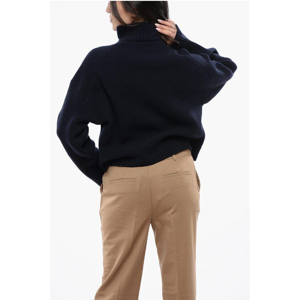 Nanushka Ribbed Cashmere KIRA Sweater with Half Women's Zip