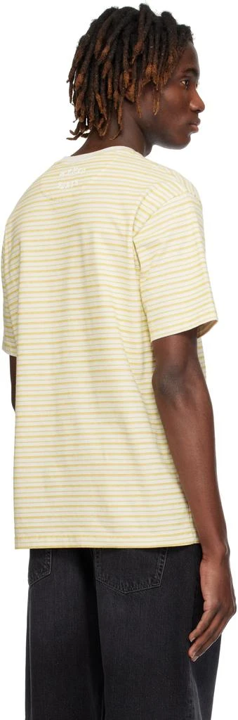 Kenzo Off-White & Yellow Kenzo Paris VERDY Edition Embroidered T-shirt 3
