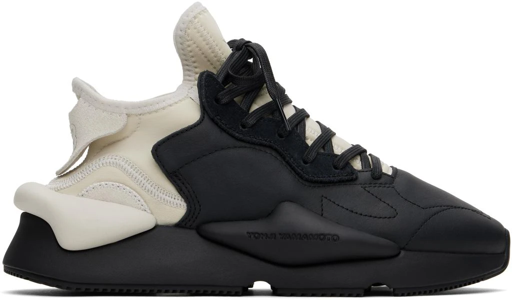 Y-3 Off-White & Black Kaiwa Sneakers 1
