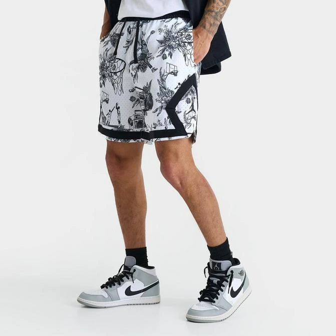 Jordan Men's Jordan Sport Dri-FIT Printed Diamond Basketball Shorts 1