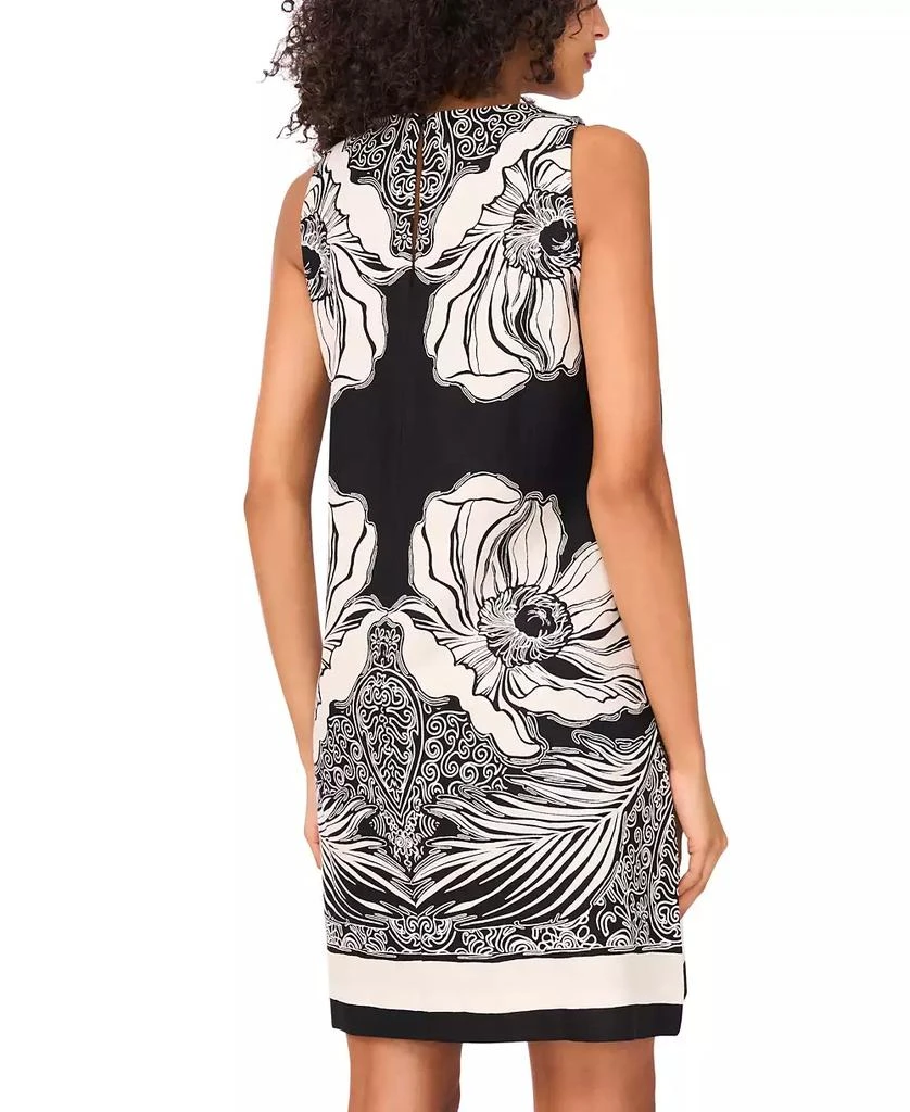 MSK Women's Printed Short Sleeveless Shift Dress 3
