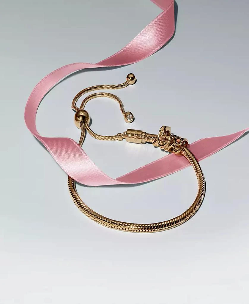 PANDORA Gold Plated Love Script Bracelet Gift Set 2