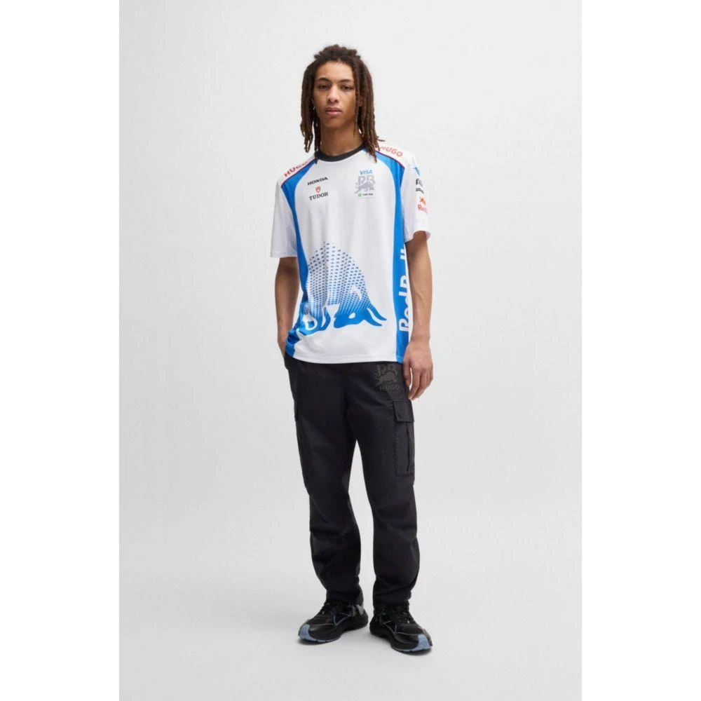 Hugo Boss x VCARB fanwear T-shirt with degradé bull motif 2