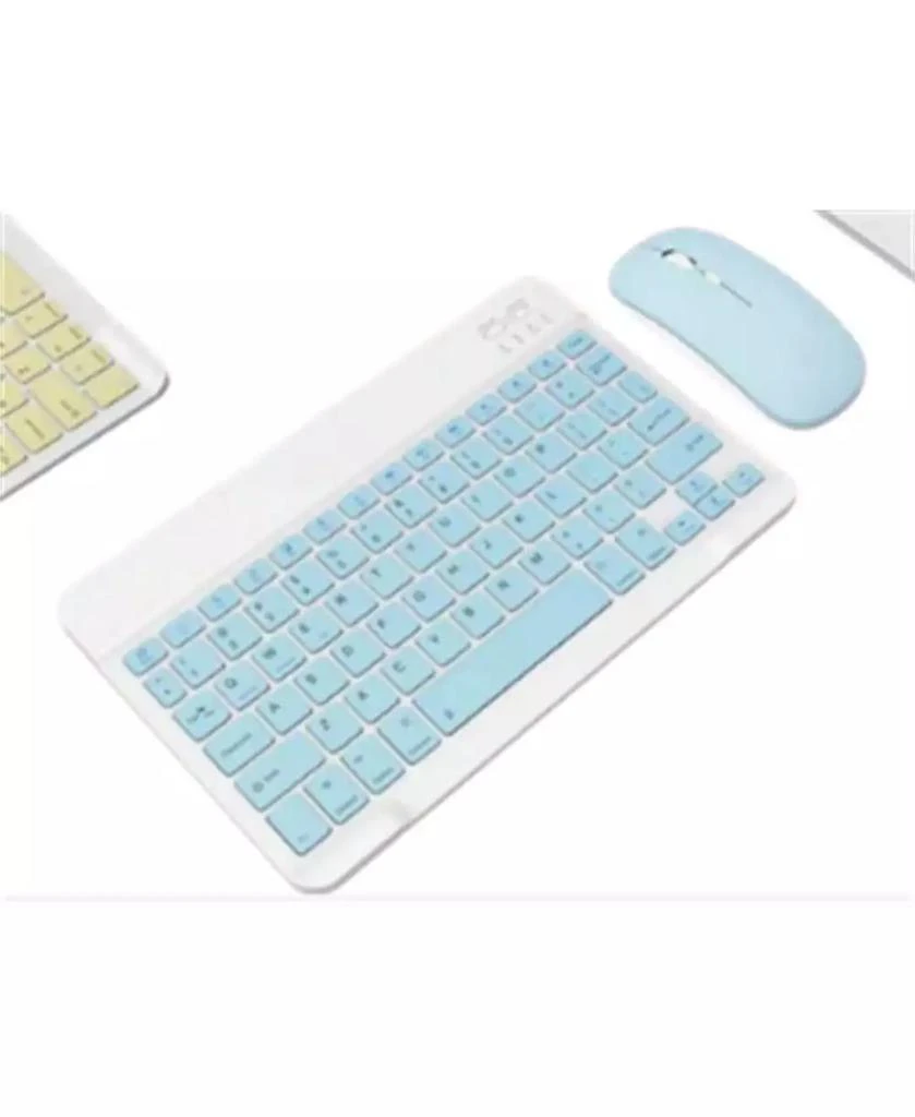 risokeys Portable Wireless Keyboard And Mouse Combination,Ultra-Thin Design, Rechargeable Battery, 550mAh,Compatible With Laptops, Ipads, Android, Silent Click