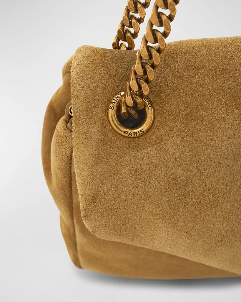 Yves Saint Laurent Calypso Small YSL Shoulder Bag in Suede 5