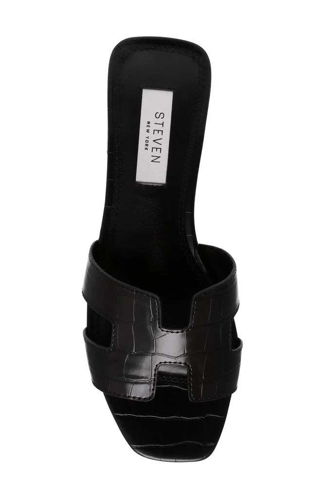 Steven New York Hutchy Croc Embossed Sandal 6