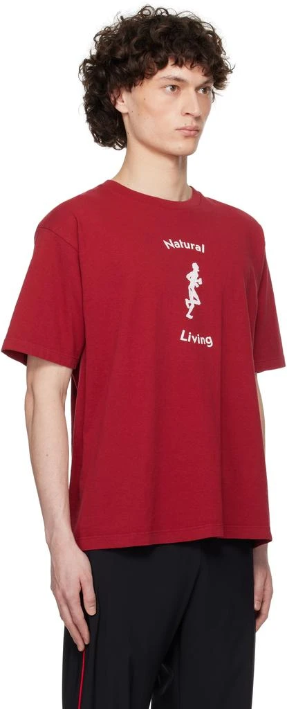 District Vision Red California Cotton T-shirt 2