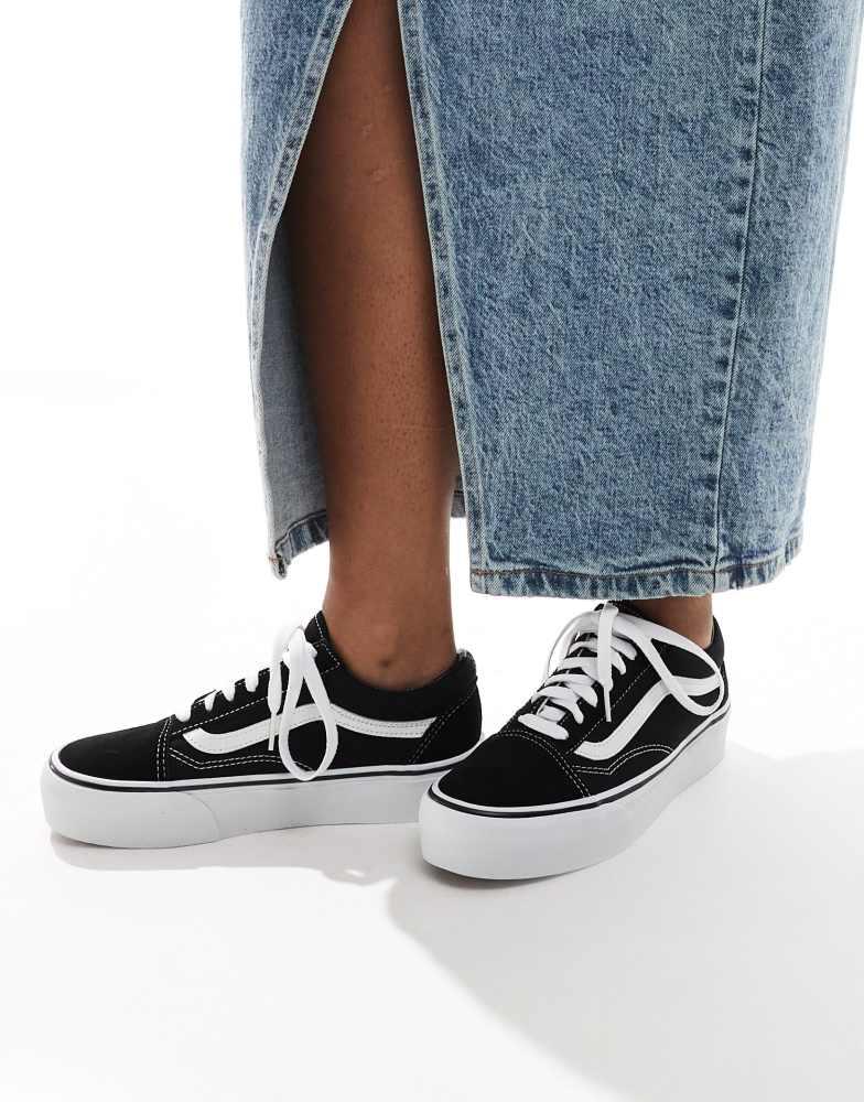 Vans Vans Old Skool Platform trainers in black