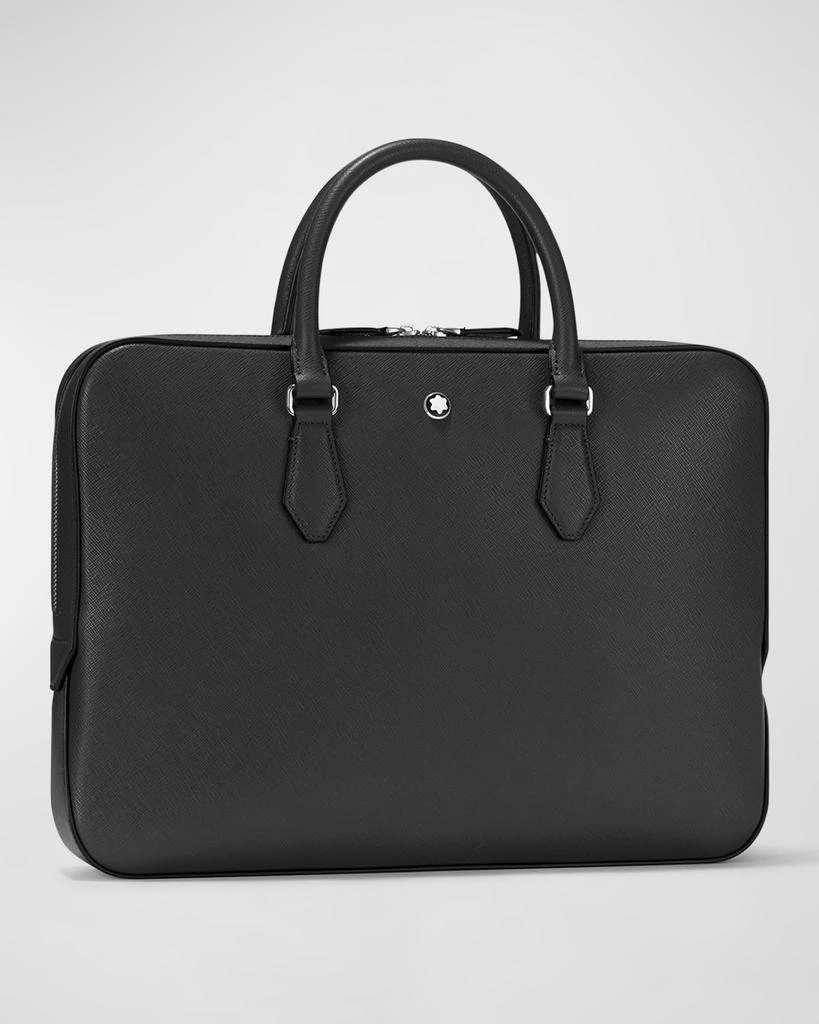 MontBlanc Men's Sartorial Slim Leather Briefcase 6