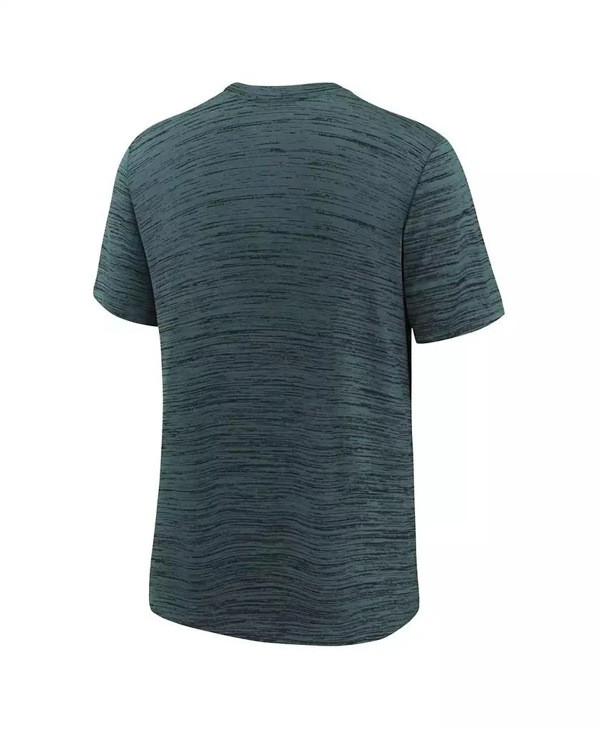 NIKE Big Boys and Girls Midnight Green Philadelphia Eagles Sideline Velocity Performance T-Shirt 3