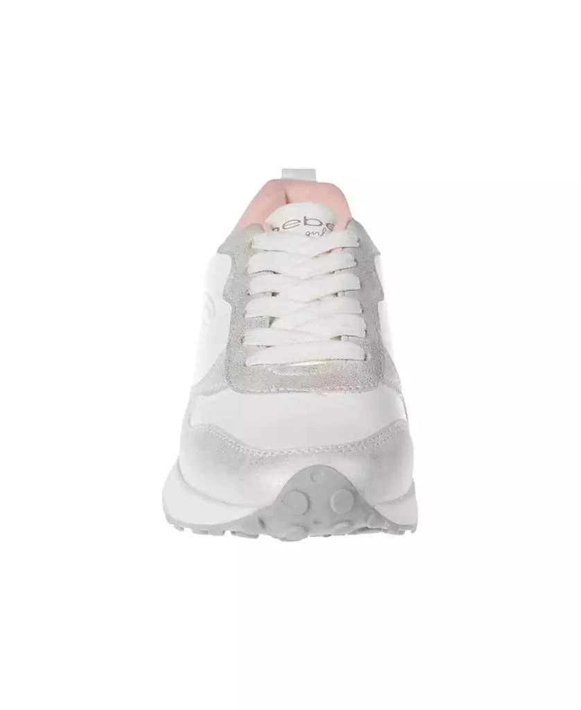 Bebe Little and Big Girls Emboss Scripts Jogger Sneaker 4
