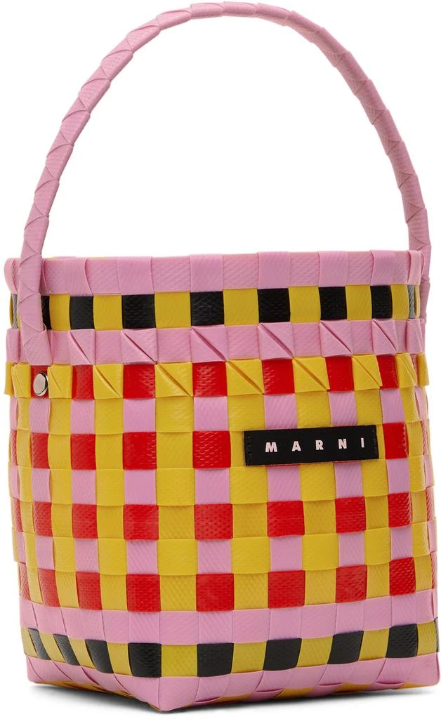 Marni Kids Yellow & Brown Pod Bucket Tote 2