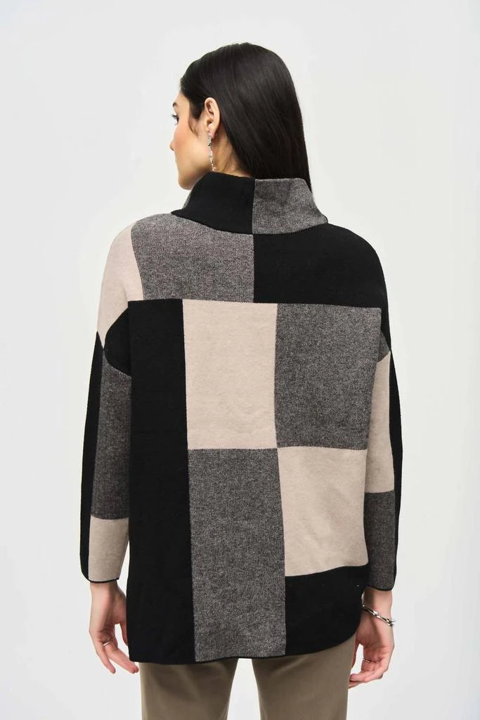 JOSEPH RIBKOFF Joseph Ribkoff - Color Block Jacquard Pullover 3