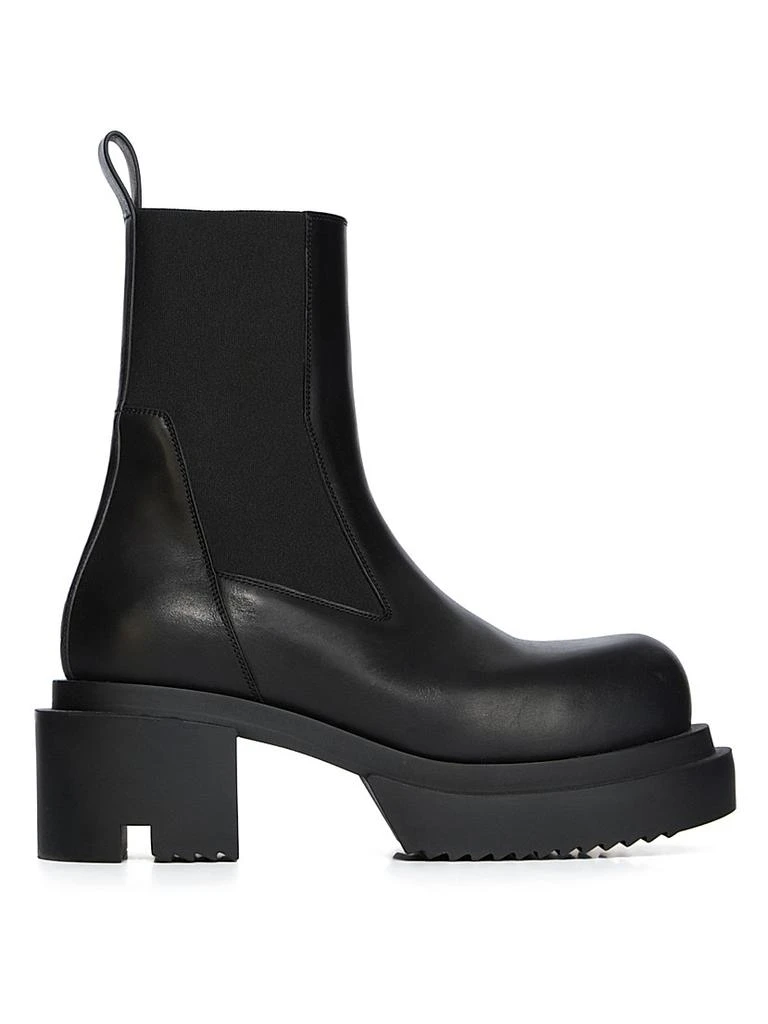 Rick Owens Beatle Bogun Leather Chelsea Boots 1