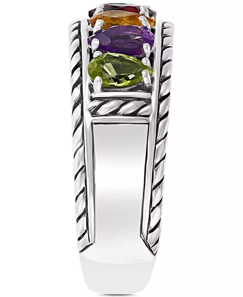 Effy EFFY® Multi-Gemstone Statement Ring (1-5/8 ct. t.w.) in Sterling Silver 4
