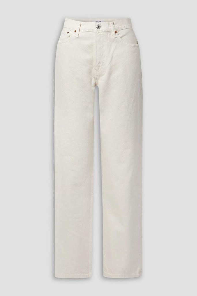 Re/Done Loose Long Slouchy low-rise straight-leg jeans