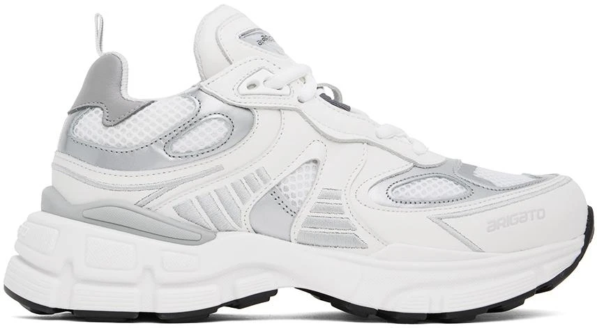 Axel Arigato White & Silver Sphere Runner Sneakers 1